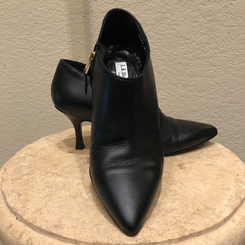L.K. Bennett Black Booties Size 35 European/5 U.S.